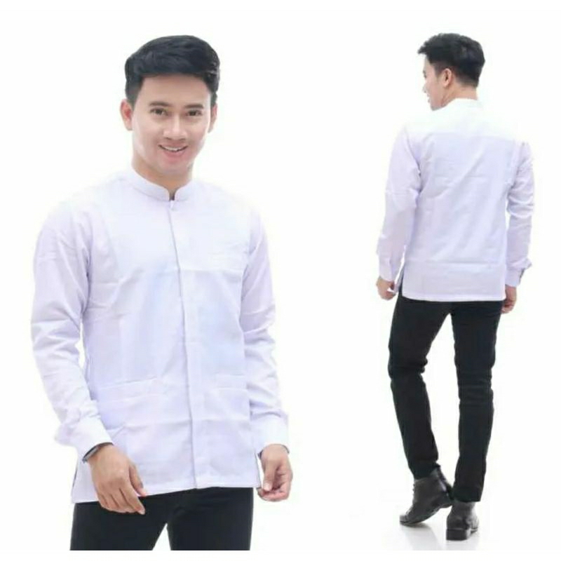Baju koko polos katun halus