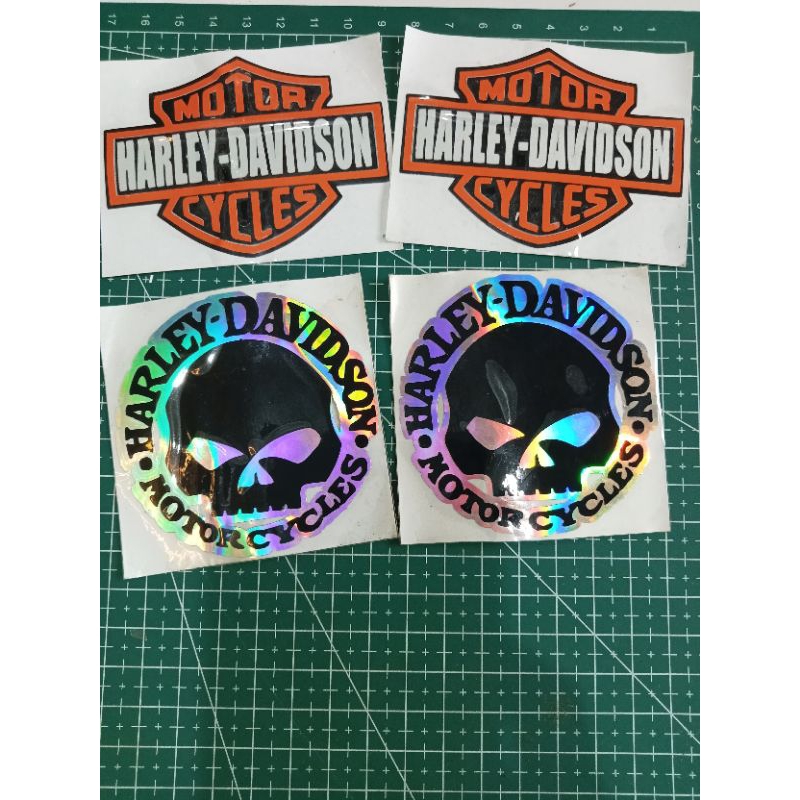 stiker komunitas Harley Davidson moge