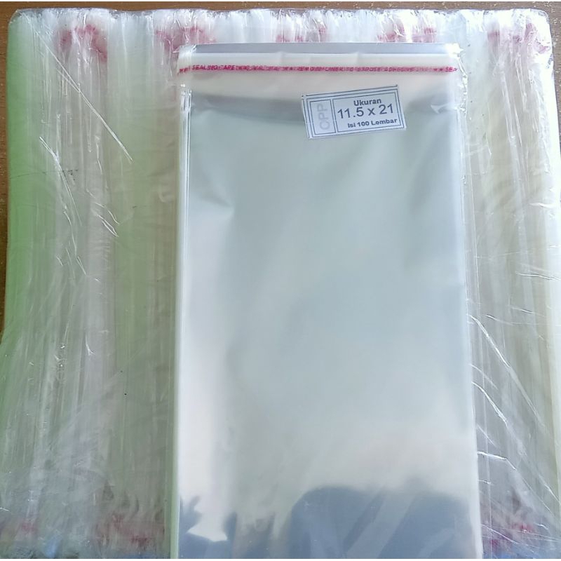 PLASTIK OPP 11,5 x 21 cm.
