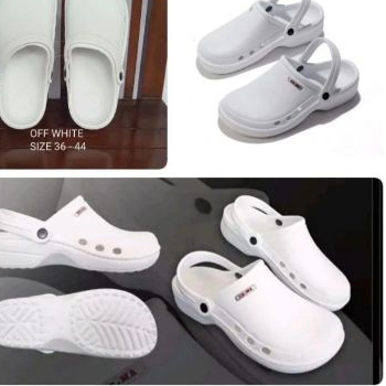 SANDAL BAIM / CROCS PUTIH SIZE 36 - 44
