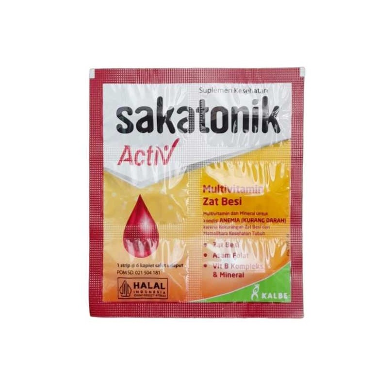 SAKATONIK ACTIV STRIP 6 KAPLET