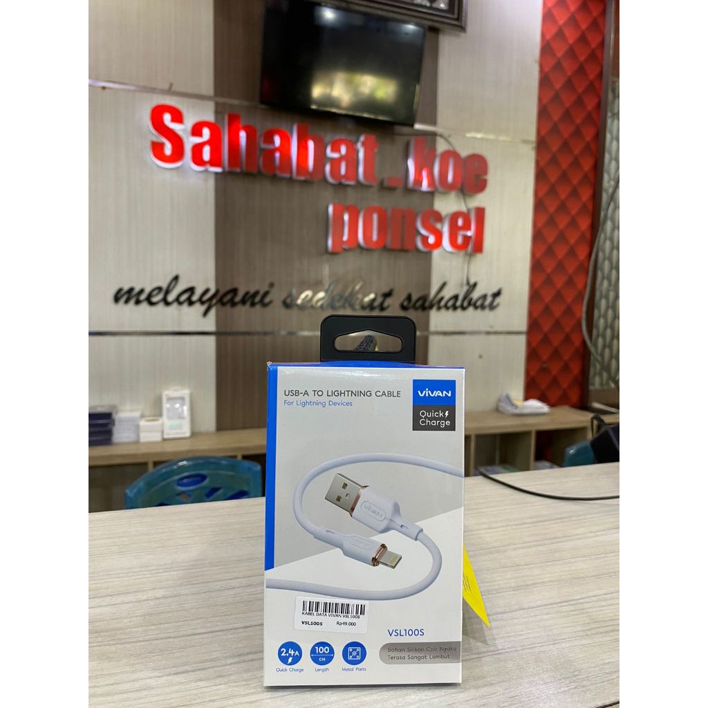 Kabel Data Vivan USB to Lightning VSL100S