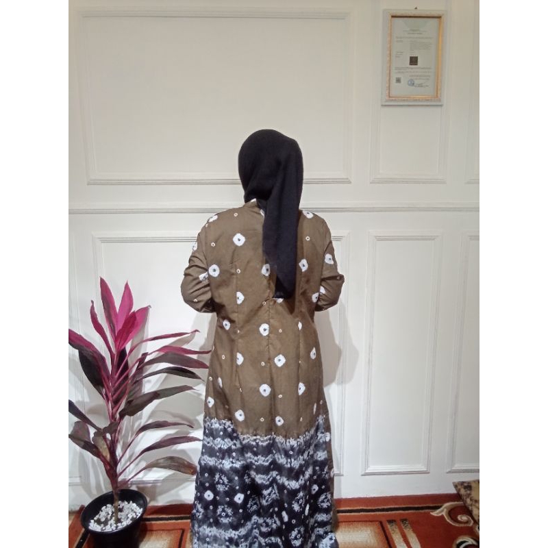 Dress jumputan