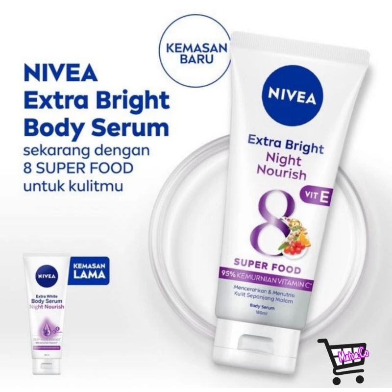 NIVEA Extra Night Nourish Serum 180ml