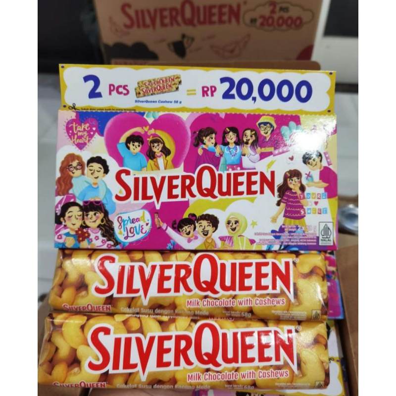 silverqueen 58g murah