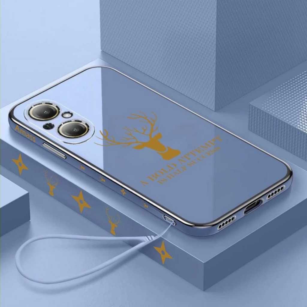 Soft Case REALME C67 Silicone Softcase Plating Deer