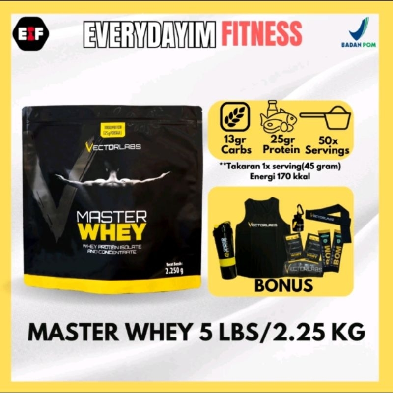 VECTORLABS MASTER WHEY 5 LB LBS - PROTEIN ISOLATE BLEND