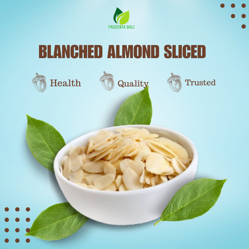 Blanched Almond Slice 250gr
