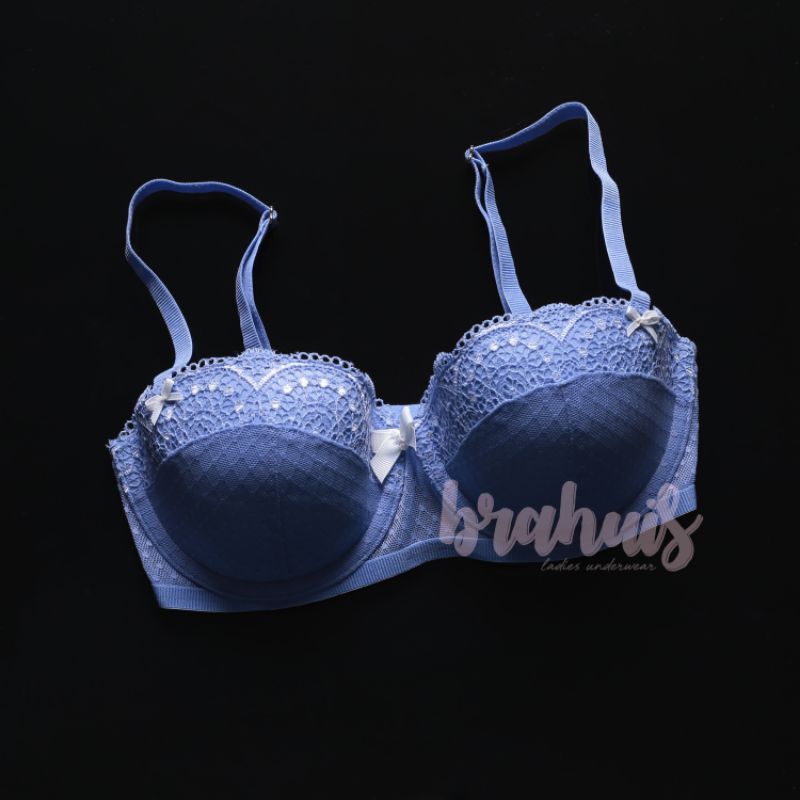 Bra Dunnes Biru Cup Ada Tali Adjustable
