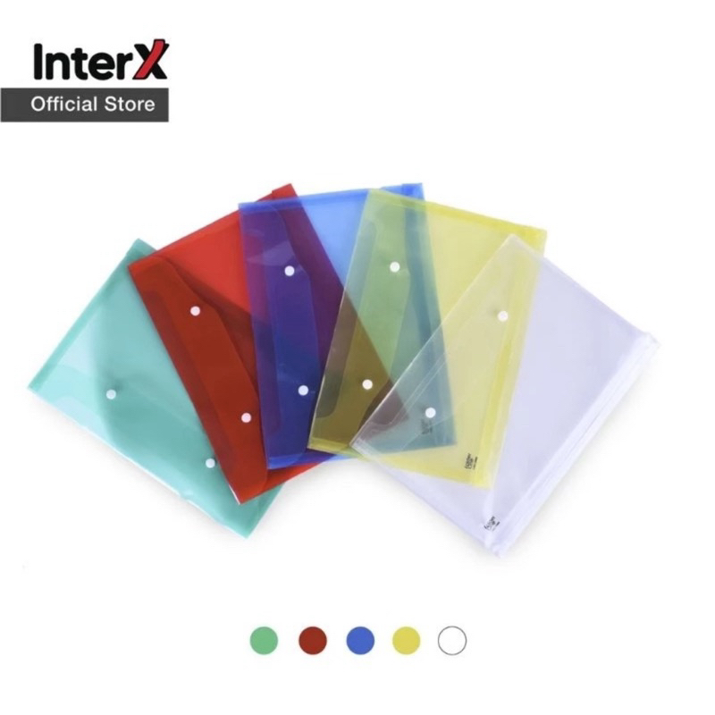 Map Kancing 2 Spine (Map Plastik) Folio FC Folder One (Document Bag) (12Pcs)
