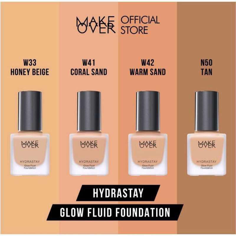 Make Over Hydrastay Glow Fluid Foundition