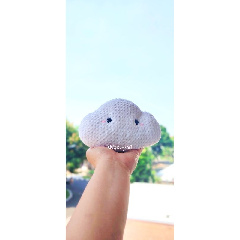Boneka Rajut / Amigurumi Awan / Cloud