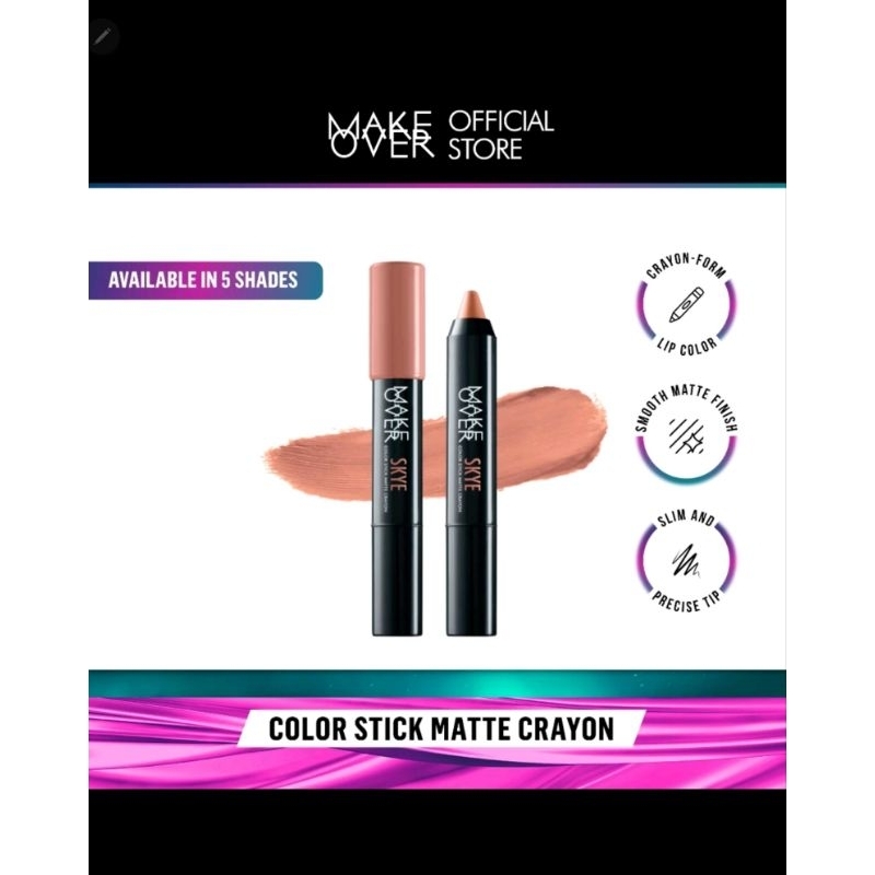 MAKE OVER COLOR STICK MATTE CRAYON