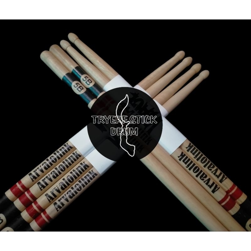 STICK DRUM CUSTOM BEBAS DESIGN MINIMAL 12 PASANG