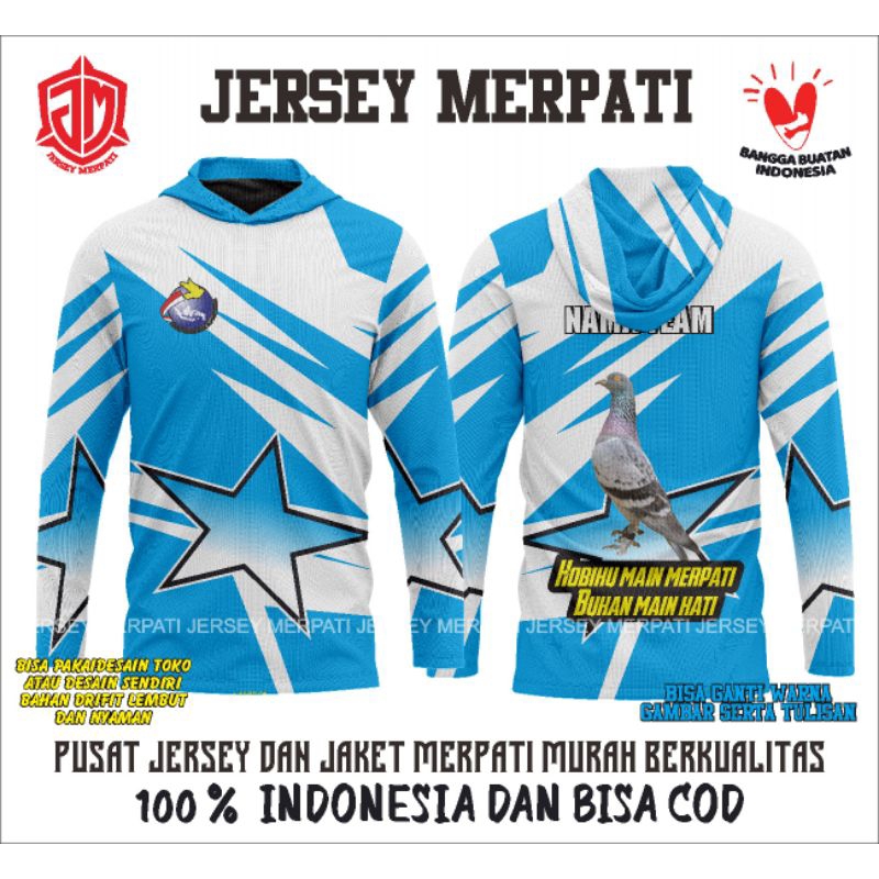 Jersey merpati balap