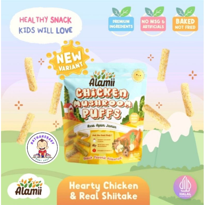ALAMII PUFFS 25GR AYAM JAMUR