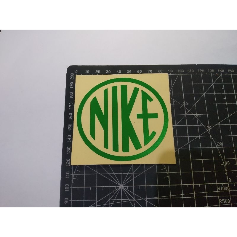 cutting stiker nike