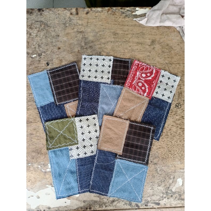 patch sashiko ukuran 14x20cm