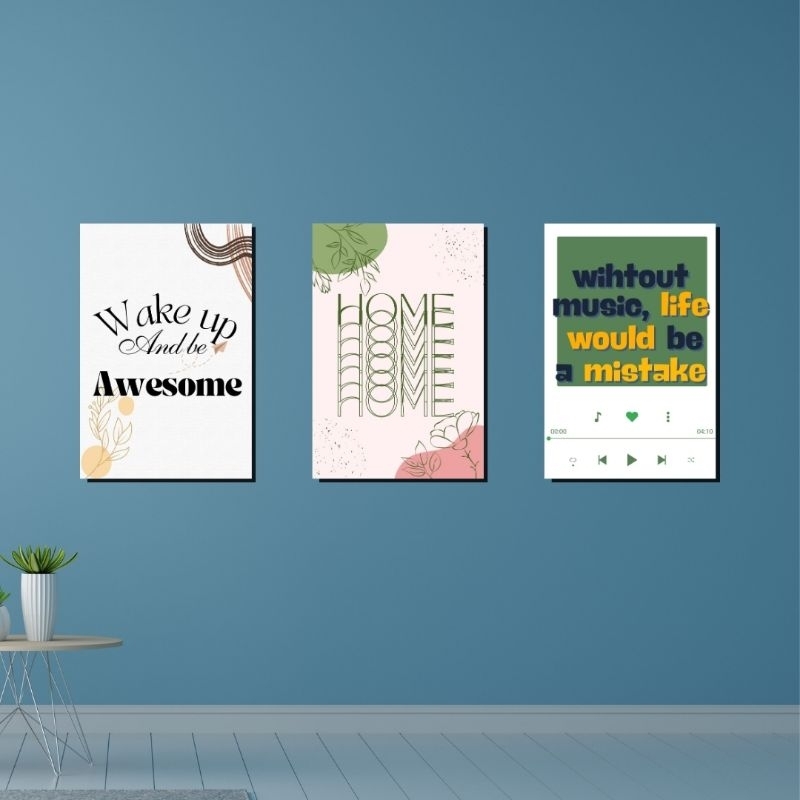 Walldecor Quotes (Hiasan dinding)