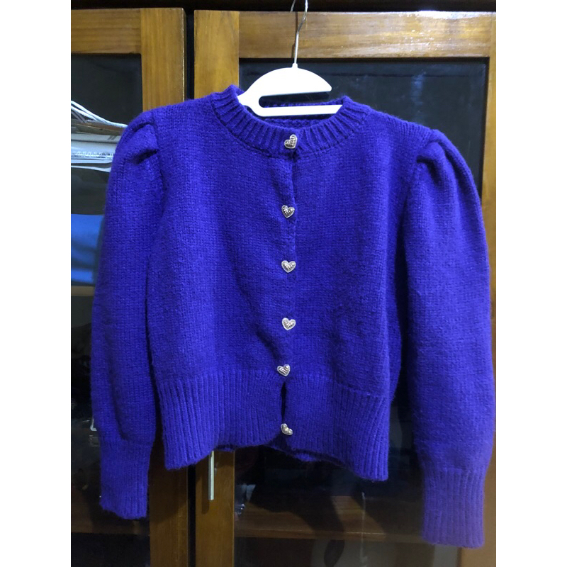 Puffy Cardi Rajut