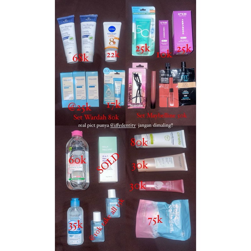 NEW & PRELOVED PRODUCT