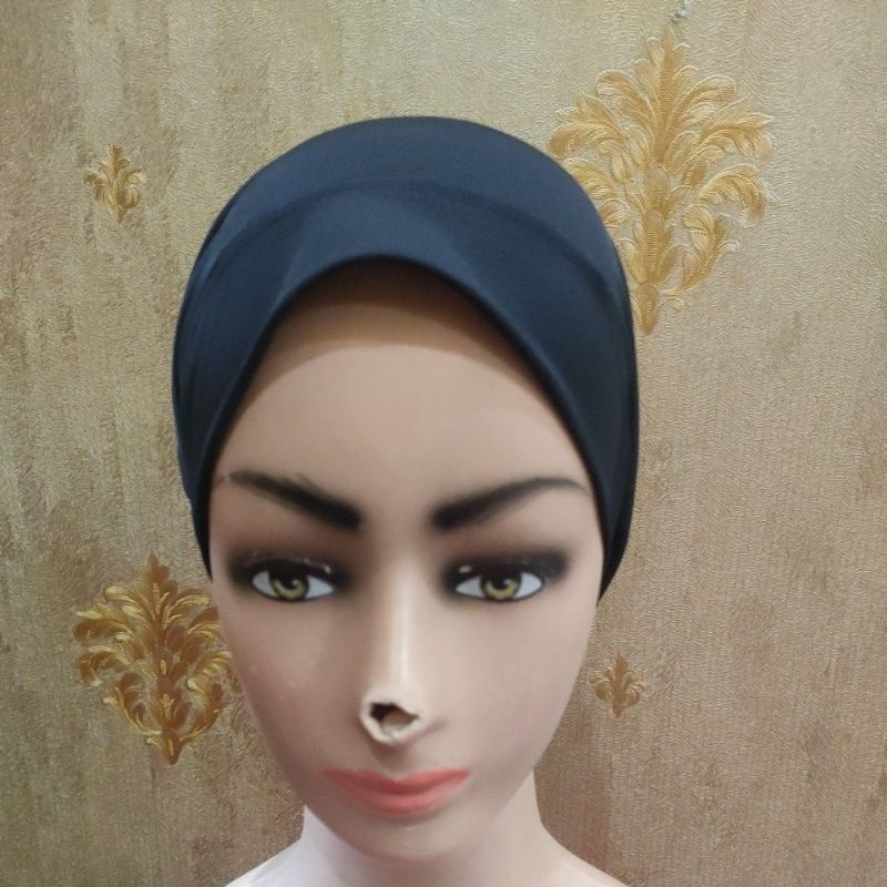 ciput hitam polos non cemol