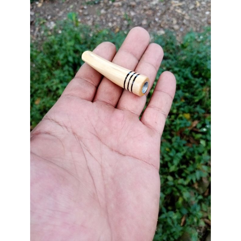 pipa mini kemuning ring hitam 5cm