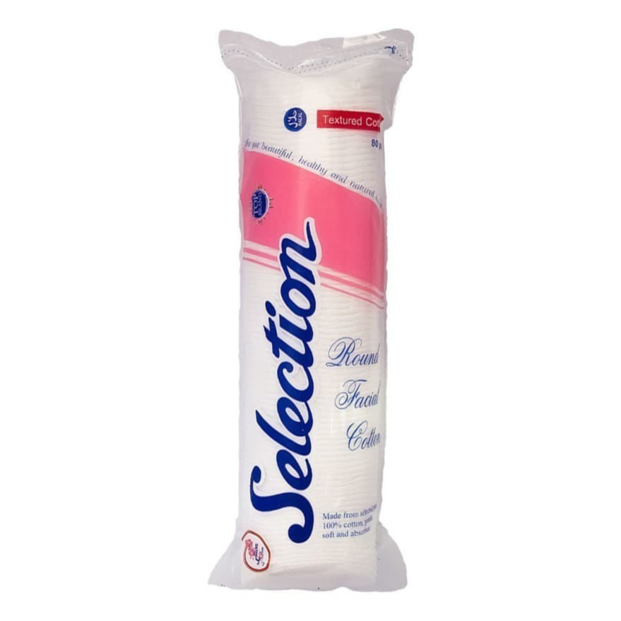 Selection Round Facial Cotton 80S