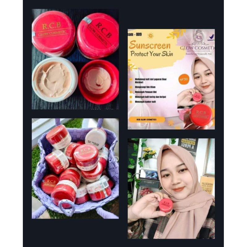 COD Sunscreen RCBglow spf 30/Sunscreen formula baru/Sunscreen/sunblock