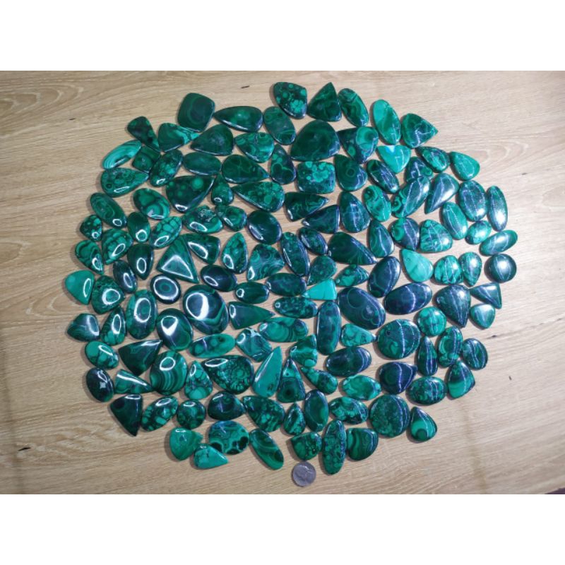 malachite cabochon best quality
