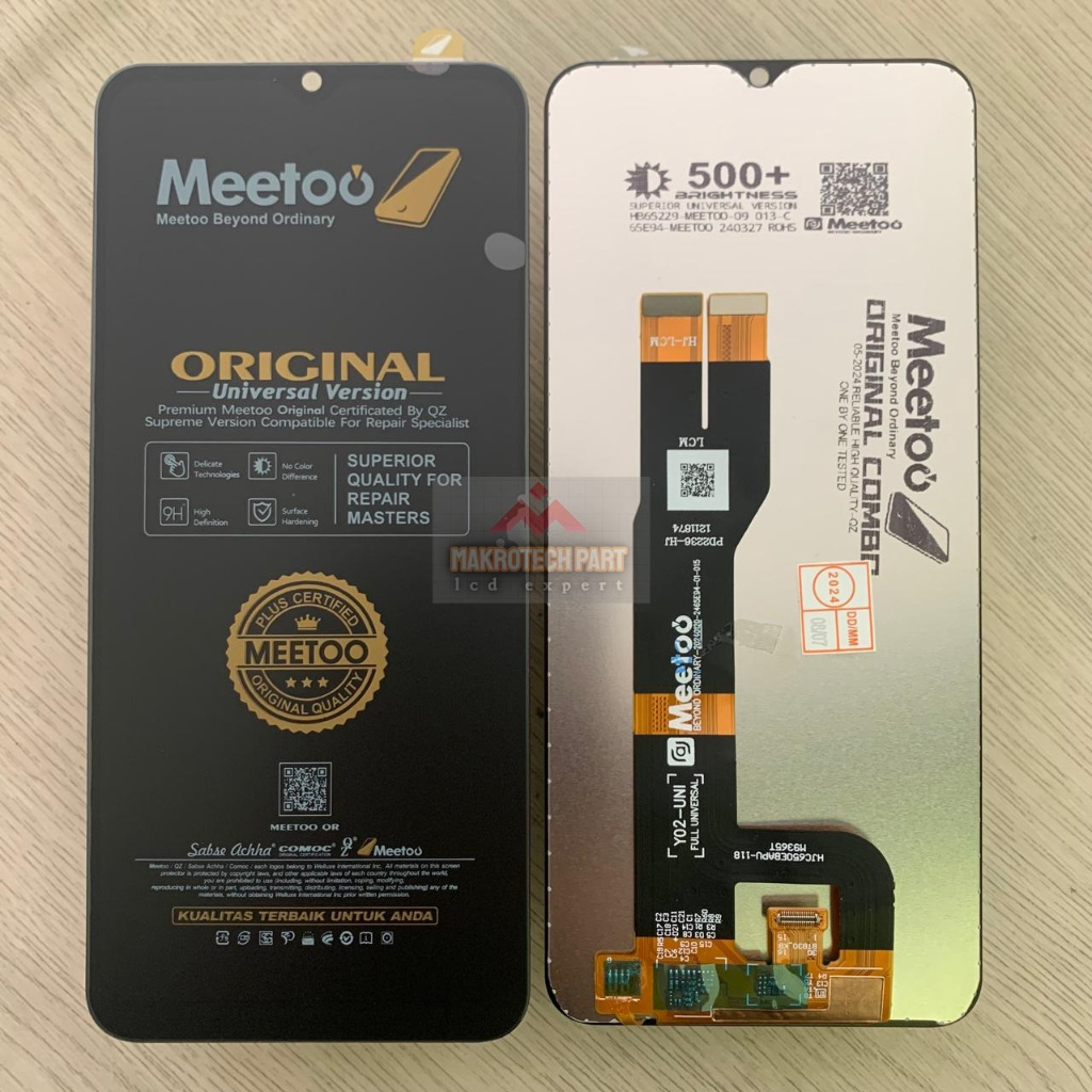[MEETOO] LCD Touchscreen Vivo y02/y02t/y02a Fullset