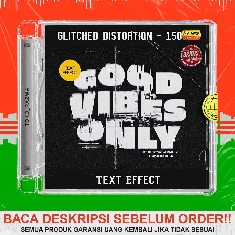 Text Effect - Glitched Distortion - 150724