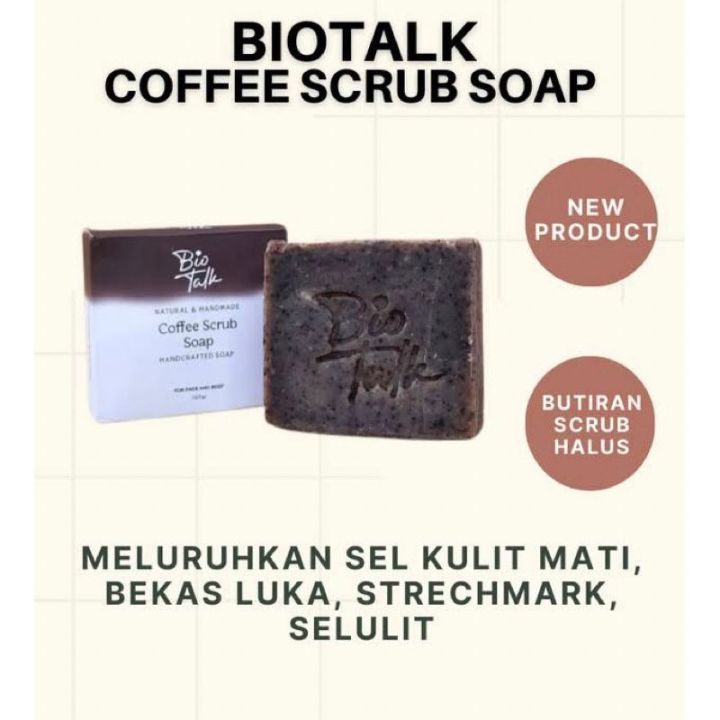 Biotalk Coffee Scrub Soap 120ml