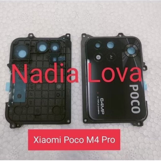 Kaca Kamera + Ring Xiaomi Poco M4 Pro 4G
