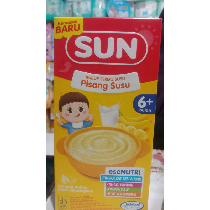 SUN bubur sereal susu 120gr