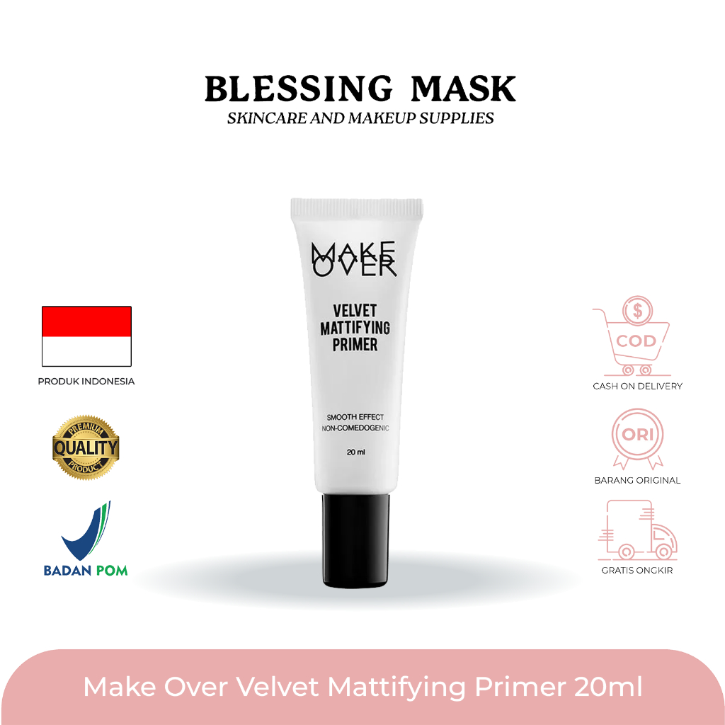 MAKE OVER Velvet Mattifying Primer 20mL | MakeOver Makeup Primer