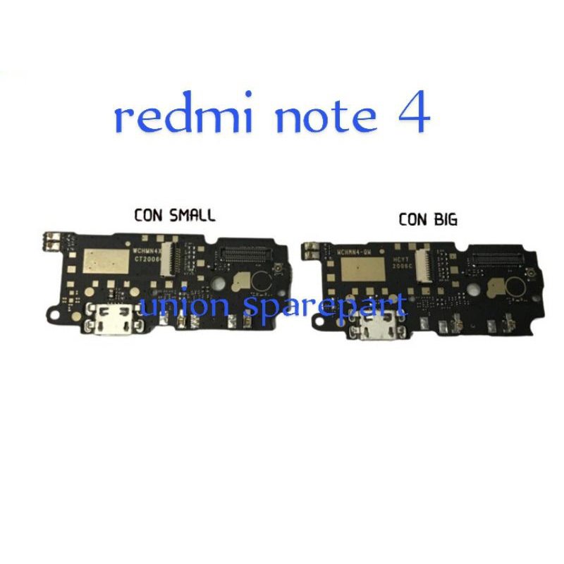 Papan Chas/PCB Chas+ mic Redmi Note 4 Fullset