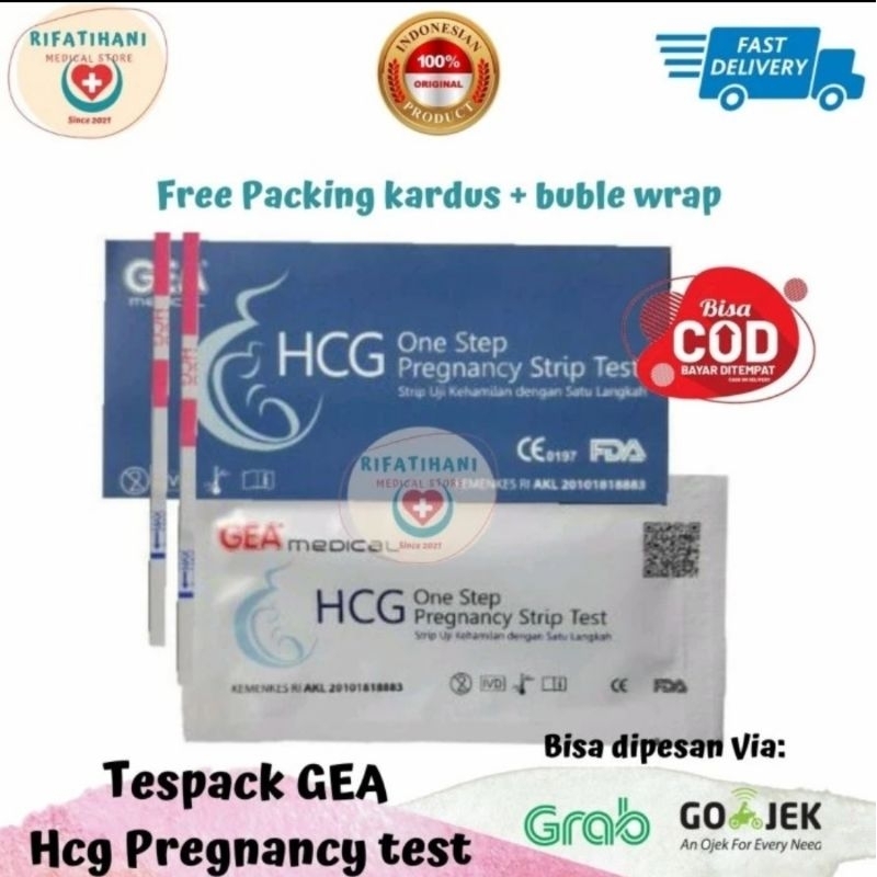 Tespack GEA, Hcg one Step pragnancy test strip