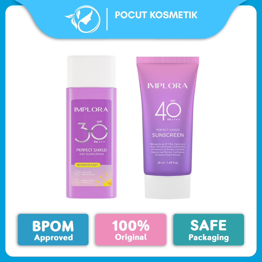 [ACEH] Implora Perfect Shield Sunscreen SPF 40 PA++++ 50ml | Implora Sunscreen