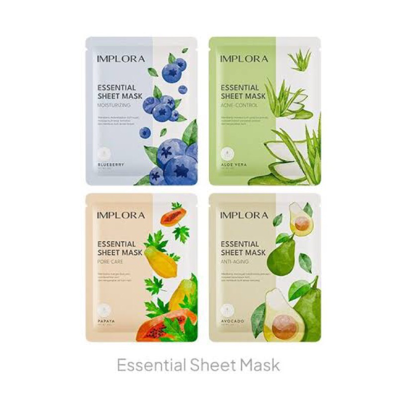 ❤️Skincare Mommy❤️Implora Essential Sheet Mask