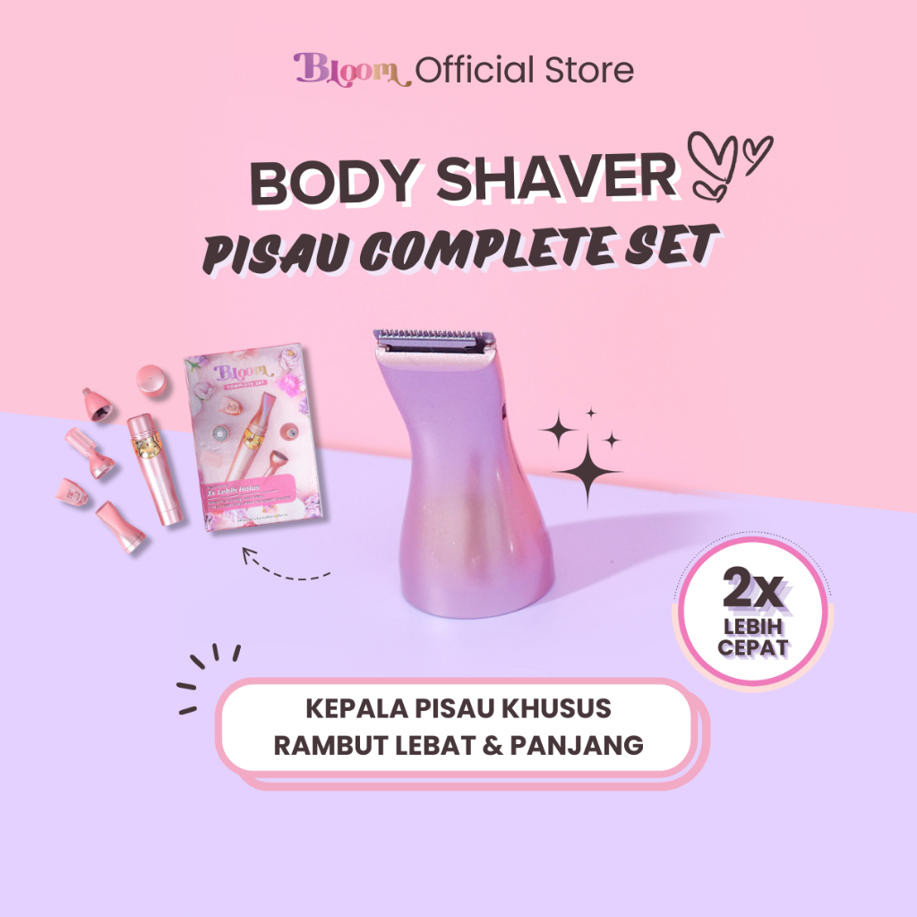 BLOOM Body Shaver - Replacement Blade for Bloom Complete Set
