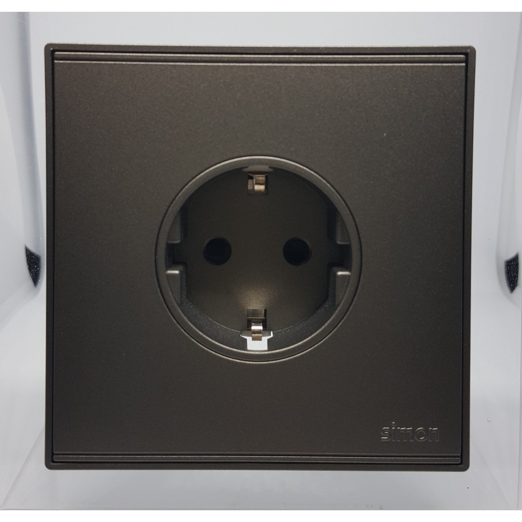SIMON E6 GREY STOPKONTAK SCHUKO