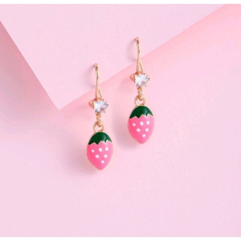 anting anak titanium gold