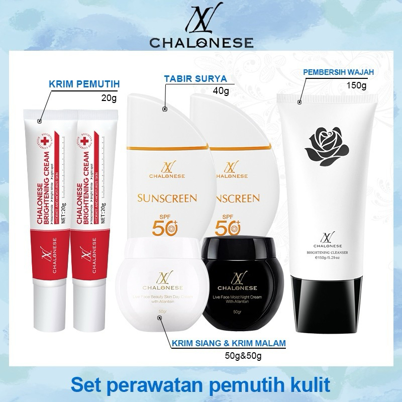terlariss !! set perawatan flek chalonese