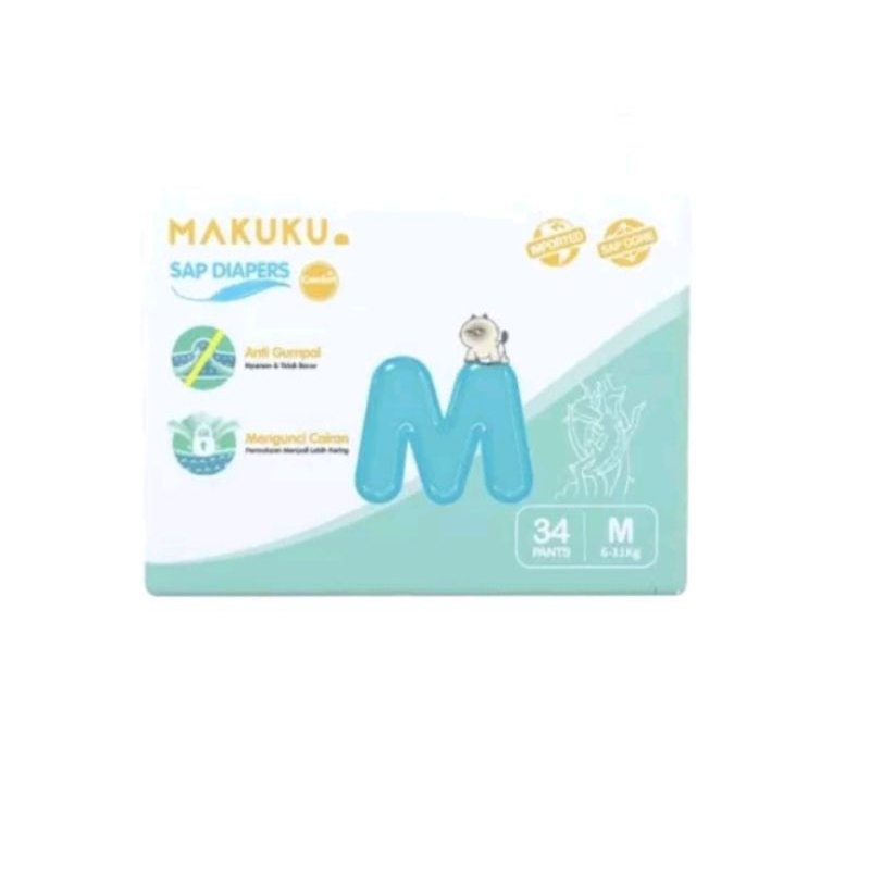 MAKUKU SAP DIAPERS COMFT+M34