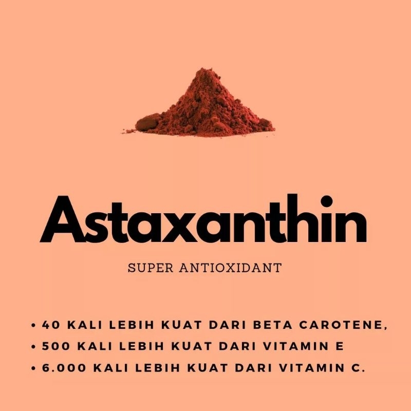 BAHAN PEMUTIH SUPER BAGUS ASTAXANTHIN