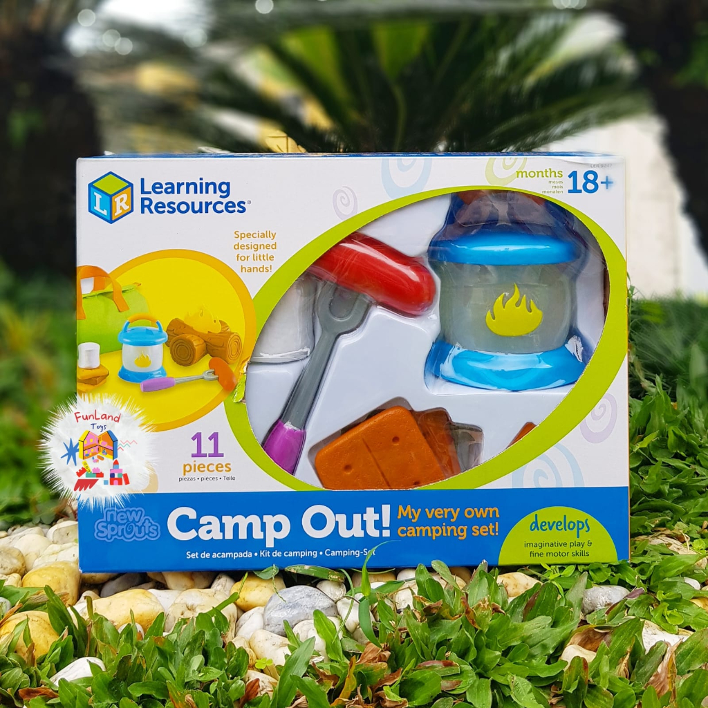 Learning Resources New Sprouts Camp Out Activity Play Set