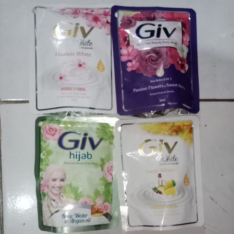 8 Pcs Sabun Giv 60 ml (random)