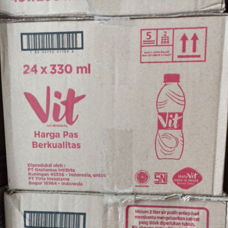 VIT botol 330ml 1 karton 24pcs