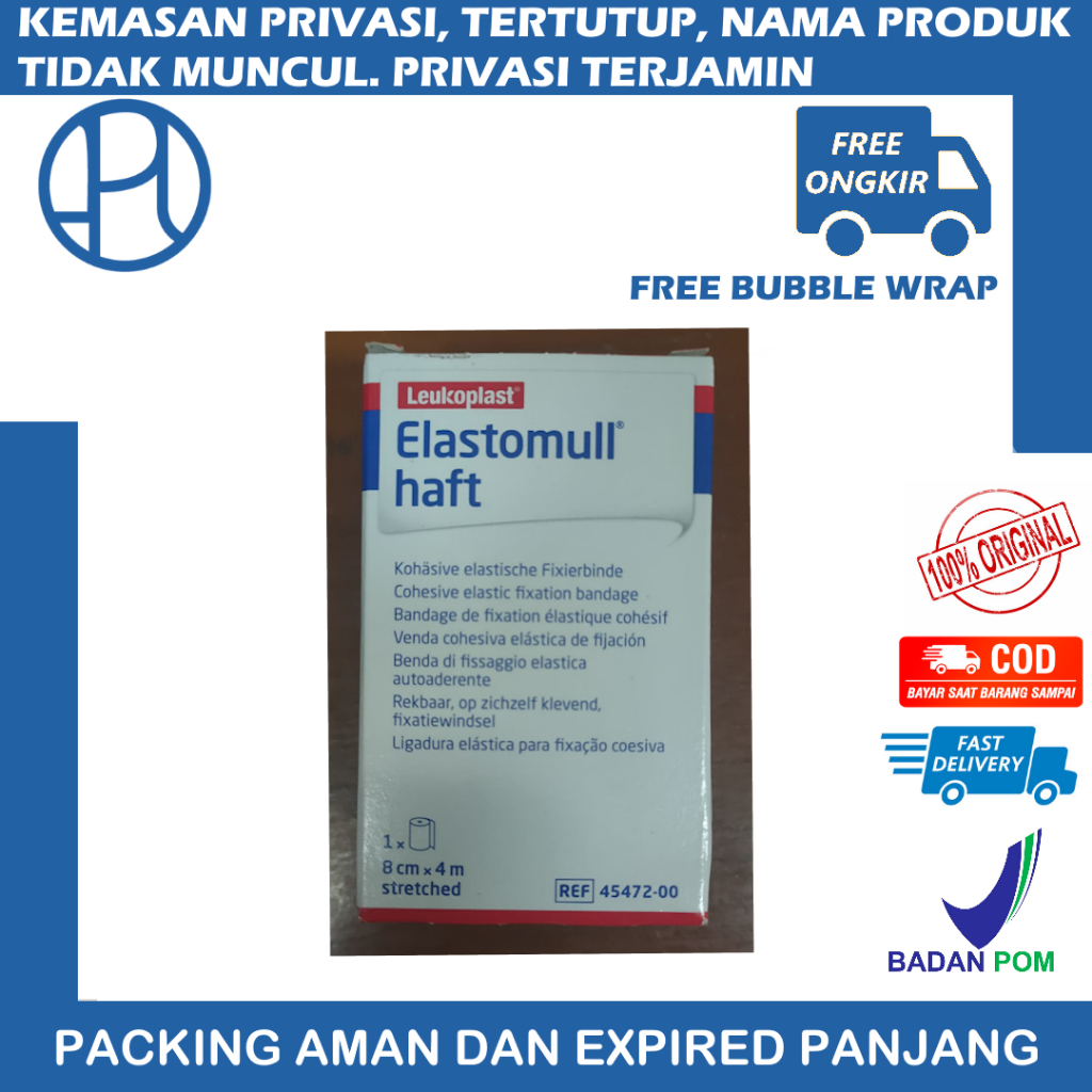 LEUKOPLAST ELASTOMULL HAFT 8CMX4M